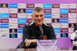 约翰：希望用出色的表现为中国足球正名，以好的结果收尾